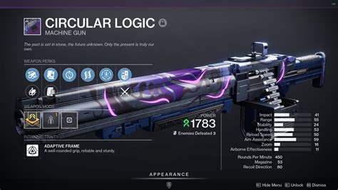 Destiny 2 circular logic  Learn all possible Hand in Hand rolls, view popular perks on Hand in Hand among the global Destiny 2 community, read Hand in Hand reviews, and find your own personal Hand in